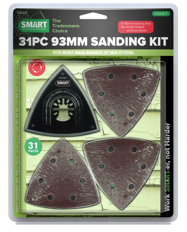 Smart HS93KIT Trade 93mm Complete Sanding Kit - 31pc