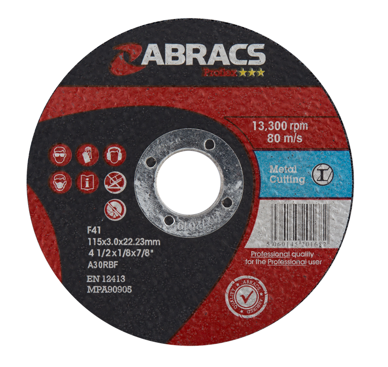 Abracs Proflex Metal Cutting Disc 115x3x22.23mm