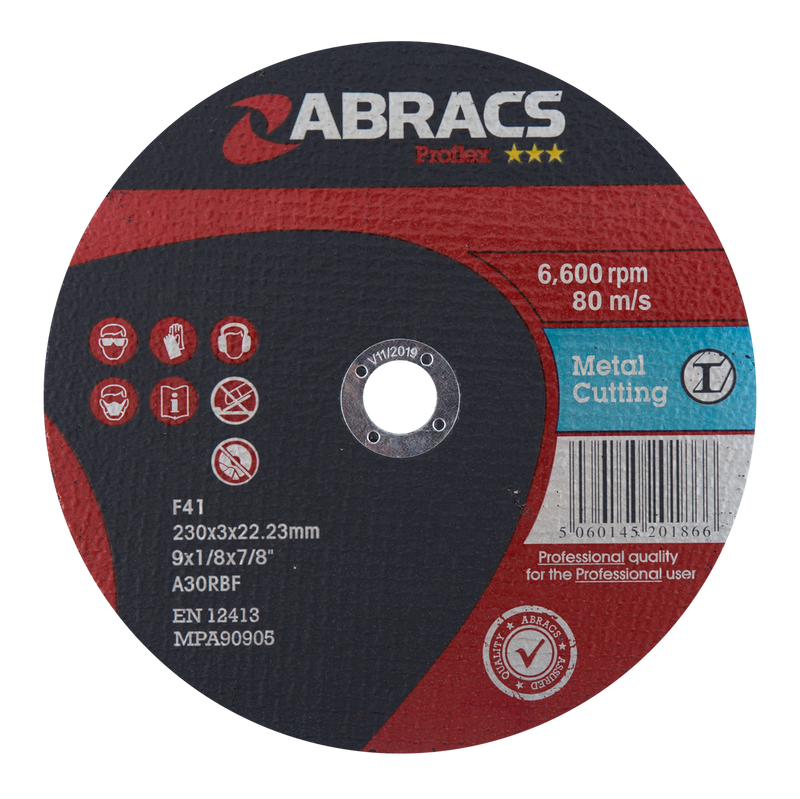 Abracs Proflex Metal Cutting Disc 230x3x22.23mm