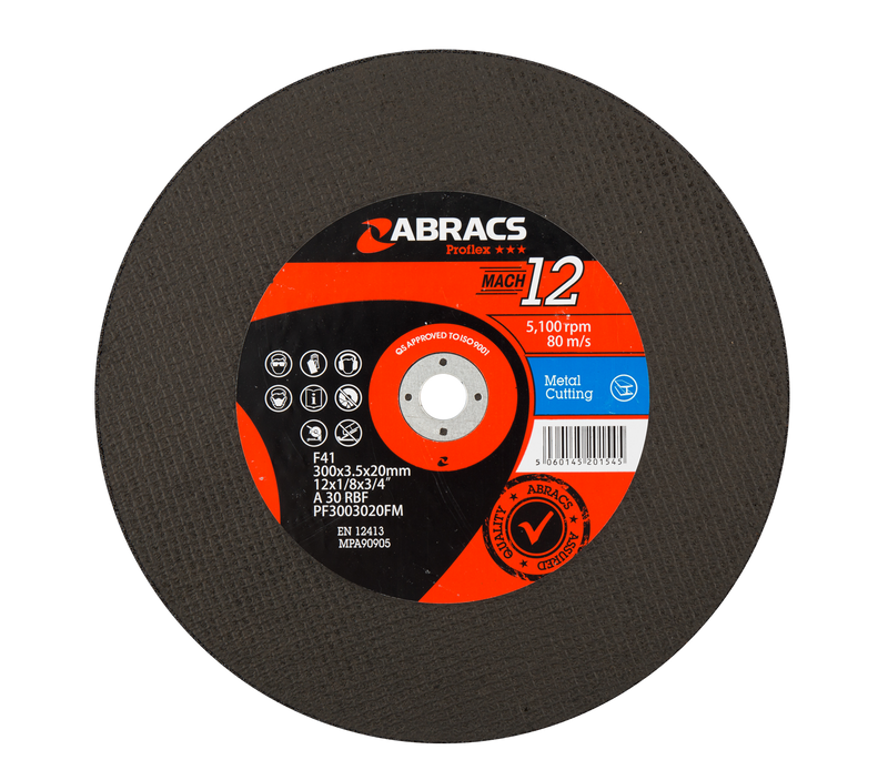 Abracs Proflex Metal Cutting Disc 300x2.5x20mm
