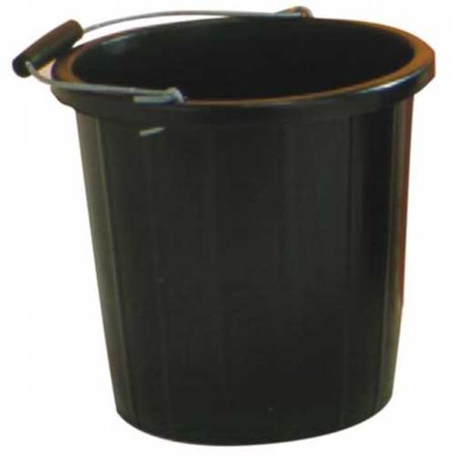 Black Builders Bucket - 3 Gallon