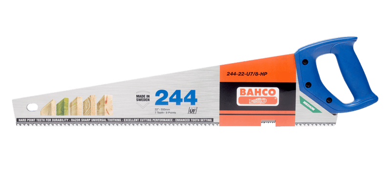 BAHCO 244/22", First Fix Hardpoint Saw