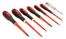 Bahco ERGO VDE Insulated Screwdriver Set 7 Piece with Voltage Tester | BE-9887S