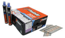 Paslode 141072 3.1 x 75mm Galvanised Ring Nails 2200pk + 2 Fuel Cells | IM360 i-Series