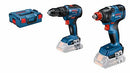 Bosch Professional 18V Brushless Twin Pack | GSB 18V-55 & GDX 18V-200 | Body Only