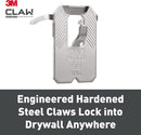 3M CLAW Plasterboard Picture Hanger – 11kg, Pack of 4