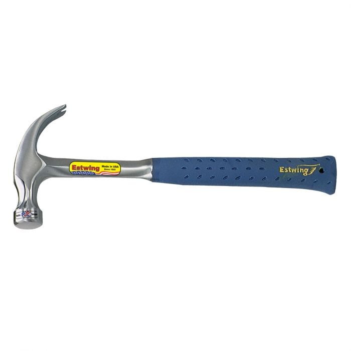 Estwing 20oz Smooth Face Claw Hammer with Vinyl Grip E320C