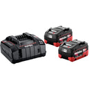 Metabo Basic Set 2x 18V LiHD 5.5Ah Batteries & ASC 145 Quick Charger (685122380)