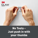 3M CLAW Plasterboard Picture Hanger – 20kg, Pack of 4