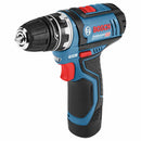 Bosch 12V cordless drill on a white background