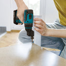 Makita DDF491ZJ01 18V LXT Brushless Drill Driver with 4 Interchangeable Heads & Makpac Case (Body Only)