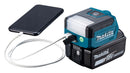 Makita DML817 18V LXT LED Work Light & USB Charging Port – 300 Lumens, 3 Settings, Body Only