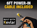 DEWALT DWT1410476 Fast Wireless Charging Pad with Kevlar® Cable & Quick Charge Adaptor