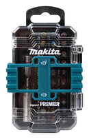 Makita impact driver bit set packaging on a white background