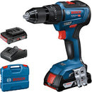 Bosch GSB 18V-55 Brushless Combi Drill | 2x 2Ah Batteries, Charger & L-Case