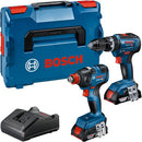 Bosch Professional 18V Brushless Twin Pack | GSB 18V-55 & GDX 18V-200 | 0615990L7F