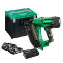 HiKOKI NT1865DMBJYZ 18V 16GA Brushless Angled Finish Nailer – Twin 2.0Ah Kit