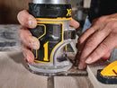 DeWalt DCW604NT-XJ 18V XR Brushless 1/4" Router with Bases & TSTAK Case (Body Only)