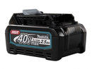 Makita BL4025 40V Max XGT 2.5Ah Li-Ion Battery