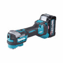 Makita TM001GZ02 40V Max XGT Brushless Multi-Tool | Starlock Max | 2x 2.5Ah, Charger & Makpac