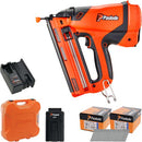 Paslode 916275 IM65A F16 Lithium Gas 2nd Fix Angled Brad Finishing Nail Gun with 32 and 51mm brads.