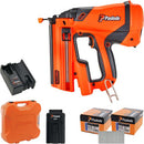 Paslode 916575 IM65A F16 Lithium Gas 2nd Fix Brad Finishing Nail Gun with 38 & 50mm brads Full kit.