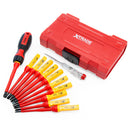 XTrade 13 Piece Interchangeable VDE Screwdriver Set | 1000V Insulated | X0900220