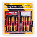 XTrade 13 Piece Interchangeable VDE Screwdriver Set | 1000V Insulated | X0900220