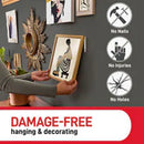 Command Picture Hanging Strips – Medium, White, 4 Pairs (8 Strips)