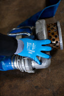 Wonder Grip® WG-318 Aqua Waterproof Double Latex Coated Work Gloves (Sizes M–XL)