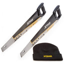 XTrade X0900097 22" Hardpoint Hand Saw Twin Pack with Beanie Hat