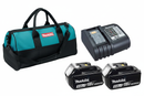 Makita DLX2555TX Twin Pack – DHR202 SDS+ Rotary Hammer & DTD156 Impact Driver with 2x5Ah Batteries, Charger & Bag