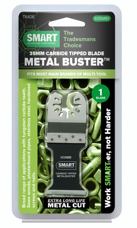 Smart H35MB1 Trade 35mm Metal Buster Multi Tool Blade