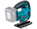 Makita DJV180ZX 18V LXT Cordless Jigsaw Body Only with 6pc Blade Set