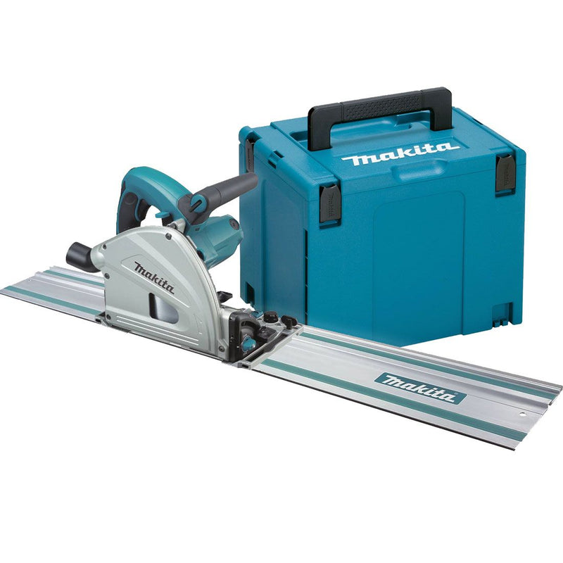 Makita DSP600J/1 110v Plunge Saw Kit with Guide Rail and Makpace Case