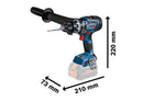 Bosch GSB 18V-150 C 18V BITURBO Brushless Combi Drill – Body Only + L-Boxx 06019J5102