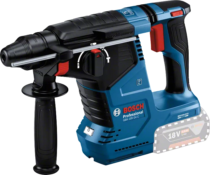 Bosch GBH 18V-24 C PROFESSIONAL CORDLESS ROTARY HAMMER WITH SDS PLUS