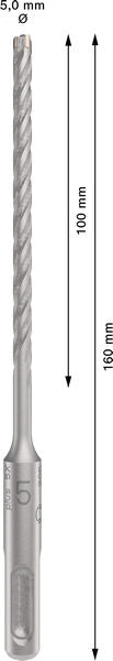 Bosch SDS-Plus-5X Hammer Drill Bit 5 x 100 x 160 | 2608833772