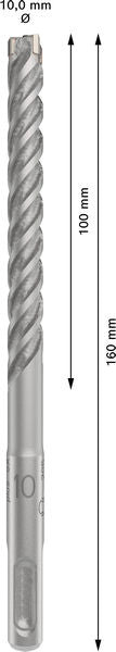 Bosch SDS-Plus-5X Hammer Drill Bit 10 x 100 x 160mm | 2608833798