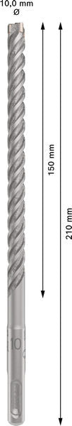 Bosch SDS-Plus-5X Hammer Drill Bit 10 x 150 x 210mm | 2608833799