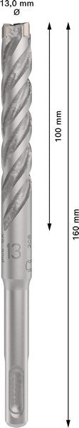 Bosch SDS-Plus-5X Hammer Drill Bit 13 x 100 x 160mm | 2608833813
