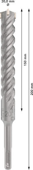 Bosch SDS-Plus-5X Hammer Drill Bit 20 x 150 x 200mm | 2608836639