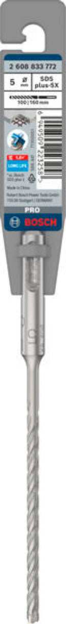 Bosch SDS-Plus-5X Hammer Drill Bit 5 x 100 x 160 | 2608833772