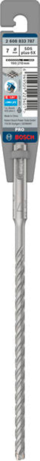 Bosch SDS-Plus-5X Hammer Drill Bit 7 x 150 x 210mm | 2608833787