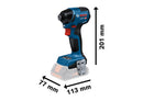 Bosch GDR 18V-220 C Professional Brushless Impact Driver – Body in L-BOXX with GCY42 Bluetooth