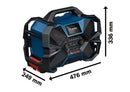 Bosch GPB 18VH-6 SRC Professional Jobsite Radio | DAB+/FM/Bluetooth | 18V/12V/230V