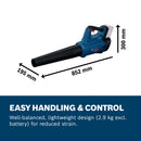 Bosch GBL 18V-750 Brushless Cordless Leaf Blower – Body Only