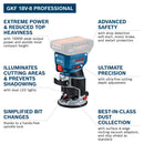 Bosch GKF 18V-8 Professional 18V Brushless Palm Router Body Only in L-Boxx