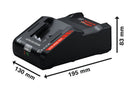 Bosch Expert 18V Starter Kit – 3x EXBA18V-80 8.0Ah Batteries & EXAL18V-160 Fast Charger (0615V0005T)