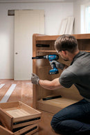 Bosch 18V Twin Pack – GSB 18V-25 Combi Drill & GDR 18V-215 Impact Driver with 2x 4.0Ah Batteries & L-BOXX 0601A5008D